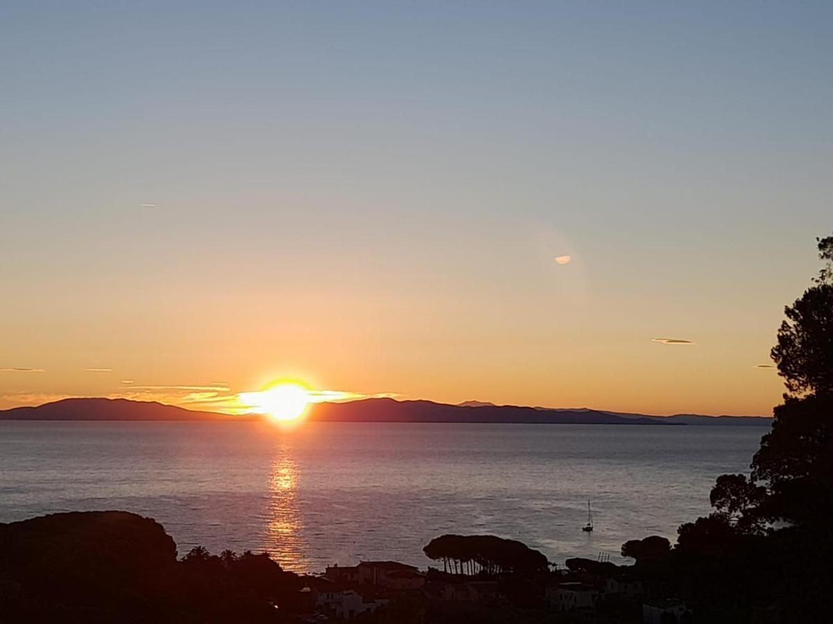 Villa Gualdo Piscina Vista Mare Capoliveri  Esterno foto