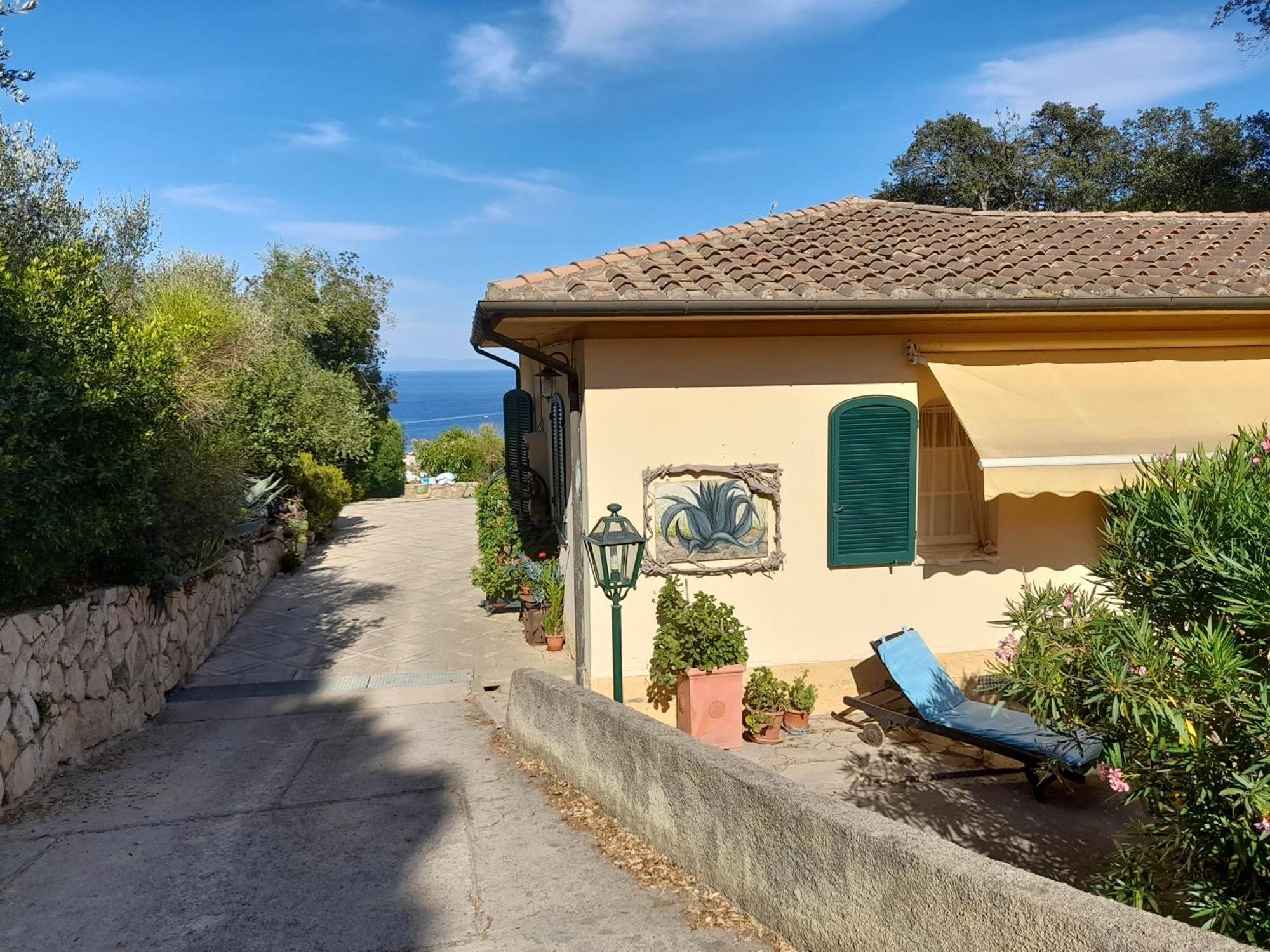 Villa Gualdo Piscina Vista Mare Capoliveri  Esterno foto